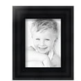 thumbnail image 2 of ArtToFrames 6x8 Inch Satin Black Reverse Step Picture Frame, This Black Wood Poster Frame is Great for Your Art or Photos, Comes with Regular Glass (1419), 2 of 7