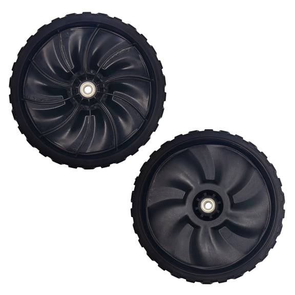 2 Pieces 11" 634-04601 Wheel Fit for MTD fits Troy-Bilt Cub-Cadet Craftsman Bolens Remington Ryobi Yardman Yard-Machine White Huske