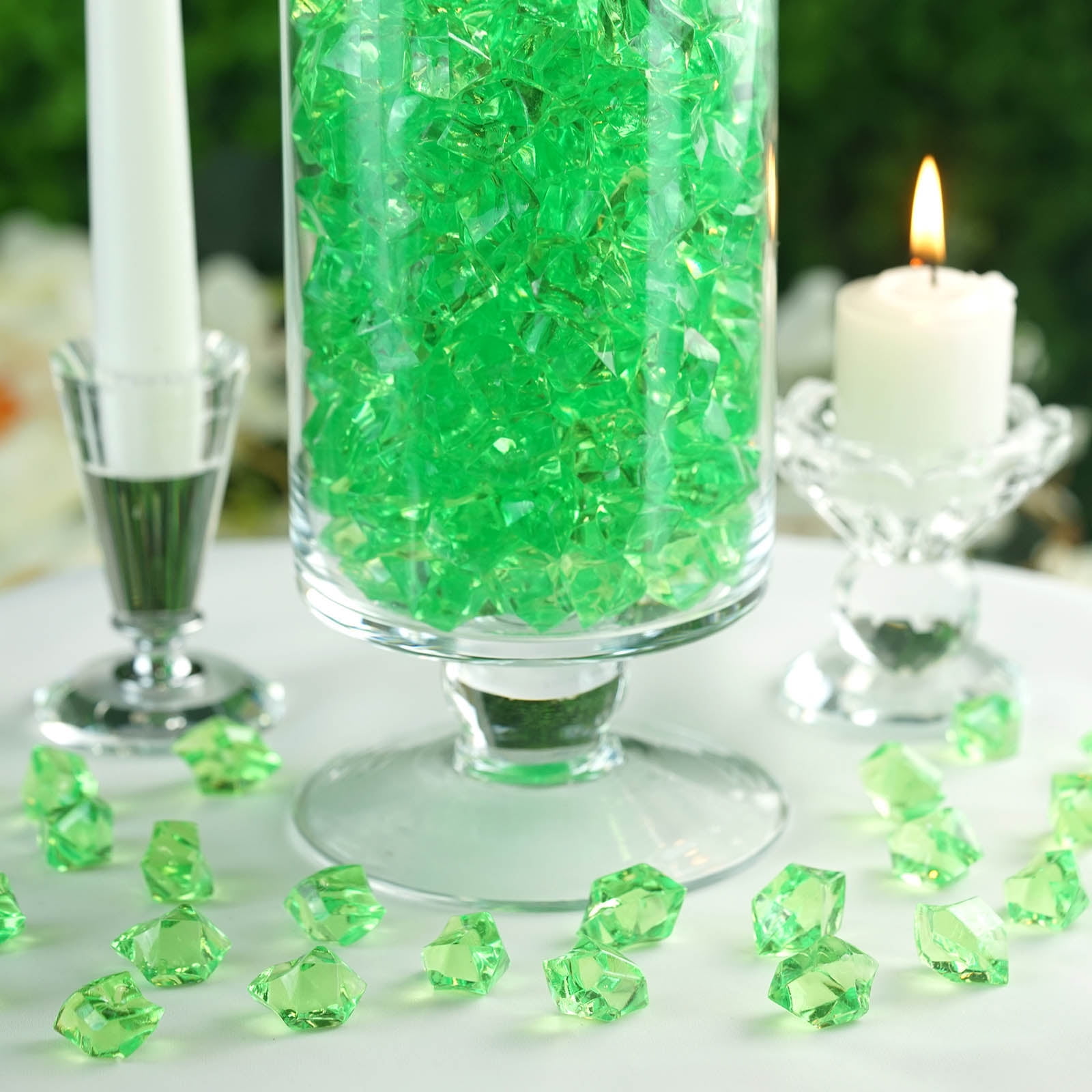 Balsacircle 300 Acrylic Ice Crystal Like Pieces Wedding Party