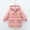 Pink, variant on Boy Winter Coat Hooded Puffer Jacket Yellow Puffer Coat Full-Zip Long Sleeve Thicken Waterproof Jacket Kids Jackets Girls Size 6-7 Years