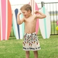 thumbnail image 4 of FORMRS Boys Swim Trunks Quick Dry Mesh Liner Boardshorts Sizes XS-XL, Christmas Light, 4 of 7