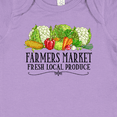 thumbnail image 4 of Inktastic Farmers Market Fresh Local Produce Boys or Girls Baby Bodysuit, 4 of 5