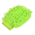 thumbnail image 1 of Unique Bargains Reusable Scratch-Free Cleaning Gloves Microfiber Chenille Mitts, Green, 1 of 5