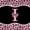 Black Pink I, variant on Manfei Leopard Print Bow Letter B Full Size Comforter Sets for Girls, Black Pink Initial Bedding Sets, Black Reversible, 3-Piece