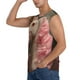 thumbnail image 3 of Fotbe Haired White Horse Men's Camiseta sin Mangas Estampada para Hombres, Playera Casual para Gimnasio, Entrenamiento, Playa-Medium, 3 of 7
