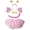 Pink, variant on Petitebelle Snail Headband Bowtie Tail Gloves Tutu 5pc Costume (Yellow, 1-5 Years)