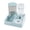 A3, variant on Automatic Cat Feeder Water Dispenser Set, 2 In 1 Tilted Automatic Pet Food And Water Feeder Gravity Food Feeder and Waterer
