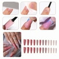 thumbnail image 3 of RAGUPEL 24Pcs Glue on Nails for Women,Leopard Print Coffin Press on Nails,Glossy Design Presson Nails for Women,Press on Nails Long for Parties,Gatherings and Photo Shoots,Style1, 3 of 7