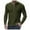 Army Green, variant on Posijego Men's Striped T-Shirts Causal Long Sleeve Shirts Crewneck Slim Basic Tees Pullover Shirts for Men