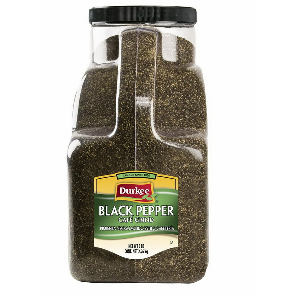 Durkee 2004063 , Black Pepper, Cafe Grind, 20M, 5Lb