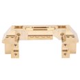 thumbnail image 4 of Soporte de servo delantero de latón Sincero para coche RC Apto para TRX4 1/10 Crawler Color Oro Tamaño 75 x 30 x 28 mm, 4 of 10