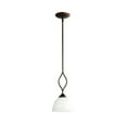 thumbnail image 2 of Quorum Lighting Brooks 1-Light Mini Pendant, Oiled Bronze, 7W, 14.5H, Stem Hanging, Dry Rated, 2 of 5