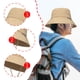 thumbnail image 5 of Sombrero para el sol para hombres y mujeres, sombrero boonie, protección solar para adultos, ala plegable, ajustable para Caqui, 5 of 5