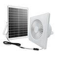 thumbnail image 1 of Ventilador Solar Silencioso de Alta Velocidad de 4 Pulgadas de New Energy con Panel de 8 W, Ventilador de Escape Solar para Gallineros, Invernaderos y Cobertizos B, 1 of 8
