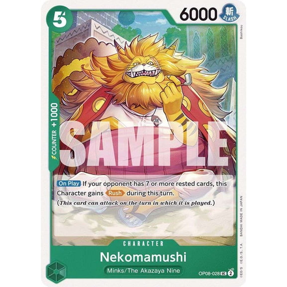 One Piece Two Legends Uncommon Nekomamushi OP08-028