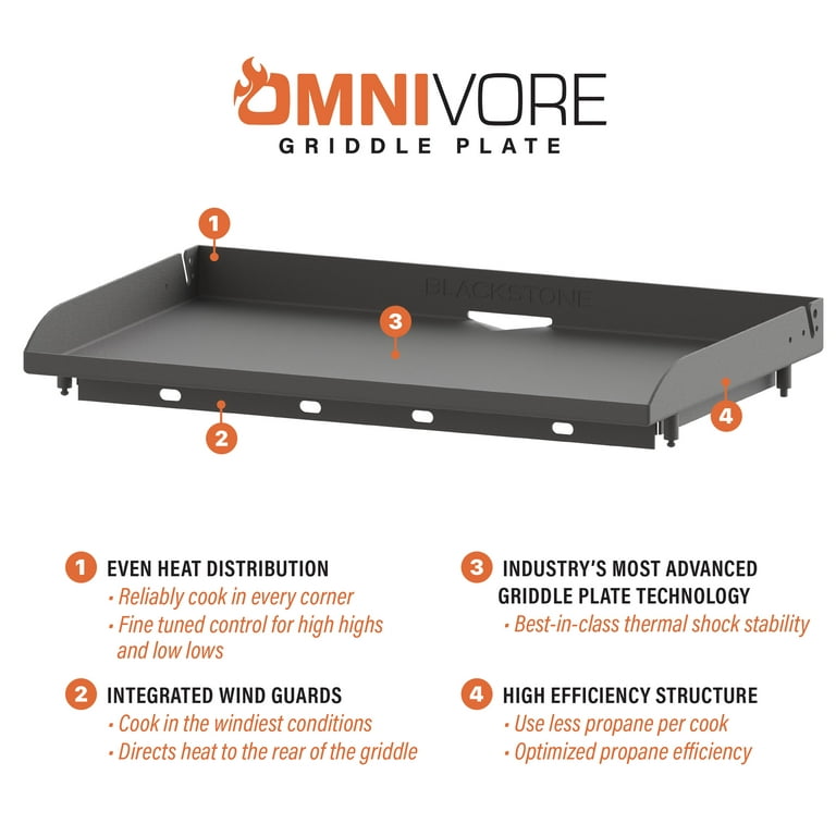 36 Griddle W/Hard Cover & High Shelves – Blackstone Products