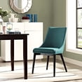thumbnail image 3 of Modway Viscount Fabric Dining Chair in Teal, 3 of 6