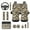 Camo Hunting, variant on Jeiento Gothic Butterfly Car Seat Cover Full Set with Steering Wheel Cover Seat Belt Strap Pads Armrest Pad Coasters Keychain Lipstick Holder Pink 13 PCS Auto Accessory Decor