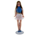 thumbnail image 3 of Kaiser 1101 White Adjustable Doll Stand, fits 5 to 6 inch Dolls, waist width adjusts from 0.75 to 1 inches, Pack of 12, 3 of 3
