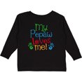 thumbnail image 3 of Inktastic My Pepaw Loves Me Grandchild Boys or Girls Long Sleeve Toddler T-Shirt, 3 of 5