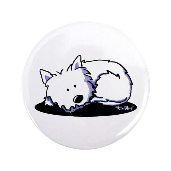 CafePress - Nap Time Westie 3.5 Button - 3.5" Button