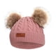 thumbnail image 1 of Sombrero de pompones Hugo para niños y niñas rosado, 1 of 5