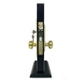 thumbnail image 4 of Vestibule Mortise Keyed Lockset - Always Locked - Left Hand - Polished Brass US3 Finish - 2-1/2" Backset - 2 SC1 Keys, 4 of 5