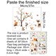thumbnail image 4 of Calcomanías de pared de animales, calcomanías de pared de árboles forestales, búho, zorro, ciervo, decoración de pared para bebés y niños, 4 of 4