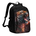 thumbnail image 1 of Balery Cool Tiger Mochila con carga USB para hombre y mujer - Mochila impermeable y antirrobo para portátil con puerto USB para viajes, trabajo, estudios y universidad, 1 of 7
