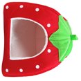 thumbnail image 3 of LOLIPPYY XL Red Plush Pet Bed House for Small Dogs and Cats, Lightweight, Cozy, Soft and Comfortable, 3 of 6