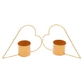thumbnail image 4 of 10 Pcs Gold Flower Vase for Centerpieces Wedding, Wedding Centerpieces for Tables, Flower Holder Centerpiece, Elegant Vase for Weddings Party Decoration (Small Peach Heart), 4 of 19