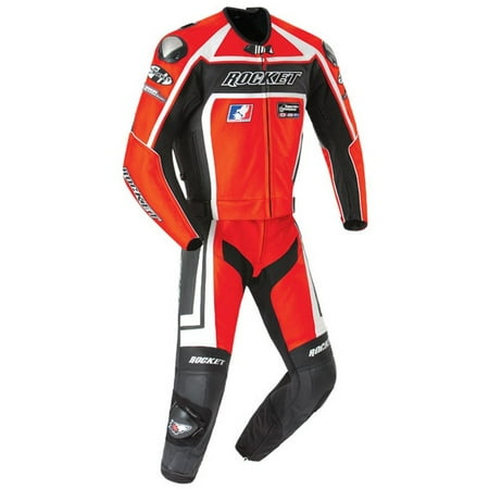 Joe Rocket Speedmaster 5.0 Mens 2-Piece Leather Riding (Best 2 Piece Leather Motorcycle Suit)