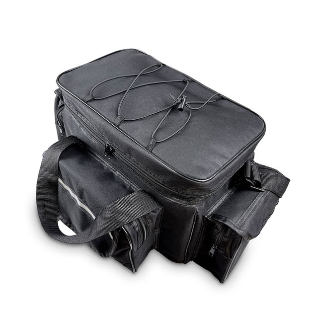 Langgg Sac de Pêche en Tissu Oxford Extérieur Imperméable Grande Capacité Sacs de Rangement Multi-Poches pour Outils de Pêche pour la Randonnée