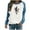 Blue#3, variant on Tnhcen Women's Halloween Oversized Crewneck Sweatshirt - Plus Size Long Sleeve Spooky Print Fall Essentials Casual Home/Outdoor S-3XL