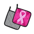 thumbnail image 2 of Caroline's Treasures BC1001PTHD Breast Cancer Battle Flag Pair of Pot Holders, 7.5HX7.5W, multicolor, 2 of 2