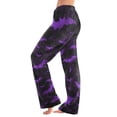 thumbnail image 3 of Zorvxlyn Halloween Women Fleece Pajamas Ghost Pumpkin Spider Web Graphic Women's Pajamas Pants Drawstring Elastic Waist Women's Warm Plush Fleece Pajama Pants, 3 of 7