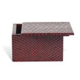 thumbnail image 2 of Genuine Leather Decorative Keepsake Treasure Box, Red Mamba, 2 of 2