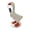 Big white goose-No Hat, variant on Desk Goose with Detachable Interchangeable Hats (3 Options: Animal/Plant/No Hat), 7-Inch Height, Magnetic Goose Key Holder, Cute Home/Office Decor for Organizers & Gift Lovers(6 Animal Hats)