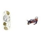 thumbnail image 1 of Espejo Reflectante Para Pasillo, Entrada, Recibidor O Sala De Estar. Figuras Modernas De Toros De Resina. Colección De Esculturas De Animales Feng Shui. Estatuas Ornamentales., 1 of 8