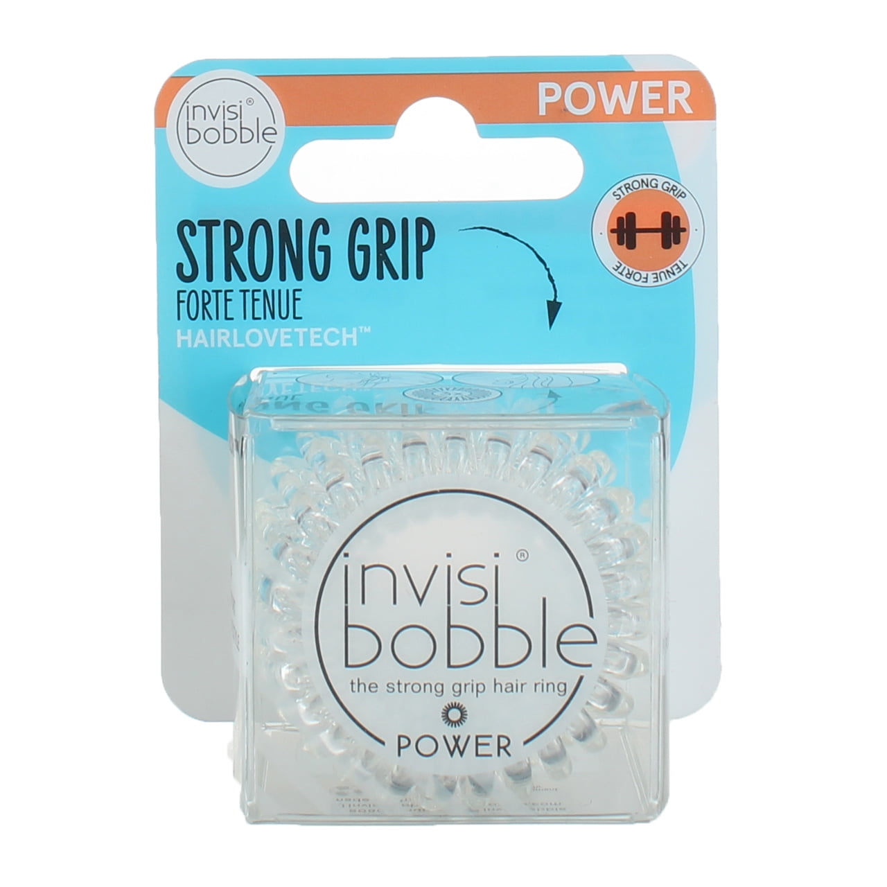 volgens Schrijf een brief Oprichter Invisibobble Power HairHalo Strong Grip Hair Rings, Clear Transparent, 3 Ct  - Walmart.com