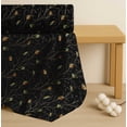 thumbnail image 4 of Soimoi Black Cotton Voile Fabric Leaves & Flowerpecker Bird Print Sewing Fabric Yard 42 Inch Wide, 4 of 7