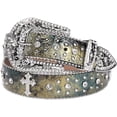 thumbnail image 1 of Zhengup Ceinture Cloutée en Strass pour Femmes, 1 of 7