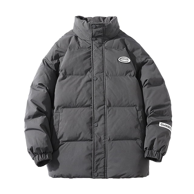 Mens Jacket Winter Cotton Winter Couple New Style Mens Candy Color Stand-Up Collar Warm Jacket Cotton Candy Candy Mens Winter Jacket Men's Winter Jacket