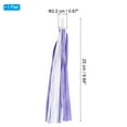 thumbnail image 2 of Uxcell Bike Streamers, Colorful Scooter Handlebar Tassels Grips Ribbon Accessories Decorations for Bicycle Handles Purple White, 2 of 6