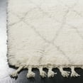 thumbnail image 3 of SAFAVIEH Casablanca Connie Geometric Shag Area Rug, Ivory/Grey, 5' x 8', 3 of 6