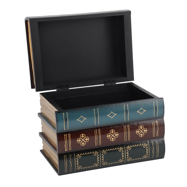 Caja De Libros Falsa, Cajas Decorativas Para Libros, Estuche De Almacenamiento Para Exhibición, Caja De Almacenamiento De Joyas Con Forma De Libro Vintage Para Tomar Fotos,