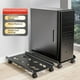 thumbnail image 1 of Soporte de host de computadora, chasis, base de polea móvil, estante aumentado, soporte de almacenamiento de metal simple para el hogar, 1 of 5