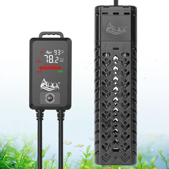 Calentador de acuario AQQA AQ136-800W para tanque de 300-870L