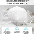 thumbnail image 3 of Mascarilla facial LEMENT KN95 de 5 capas, transpirable, antipolvo, 3 of 8