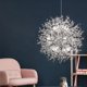 thumbnail image 4 of Candelabros de cristal modernos, accesorios de iluminación de techo, candelabro de 8 luces, luz colgante para dormitorio, pasillo, entrada, cocina , Warmlight Luz blanca, 4 of 7